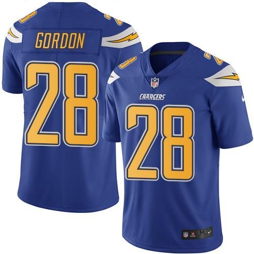 Nike Men & Women & Youth Chargers 28 Melvin Gordon Electric Blue Color Color Rush Limited Jersey,We sell and wholesale Nike Men & Women & Youth Chargers 28 Melvin Gordon Electric Blue Color Color Rush Limited Jersey on line form chian!